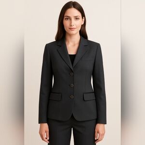 MC Planet Paris Black Blazer Jacket US 10 Tech Fabric